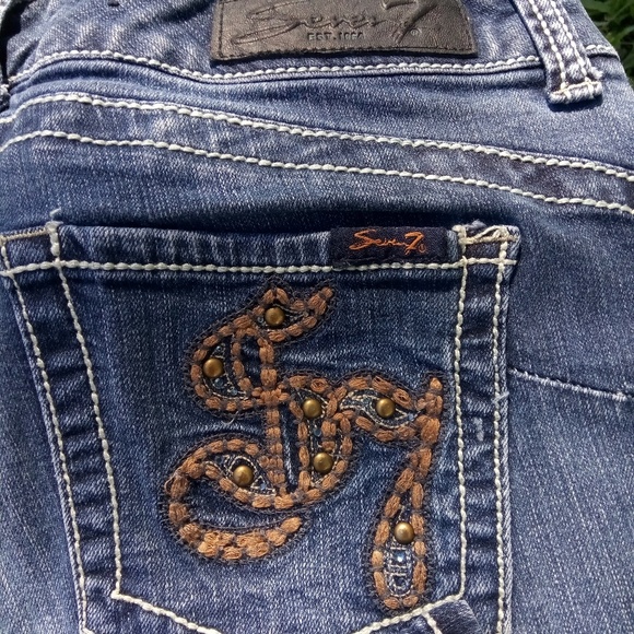 🚫 SOLD 🚫👖EUC! Seven 7 skinny jeans 👖 - Picture 4 of 6